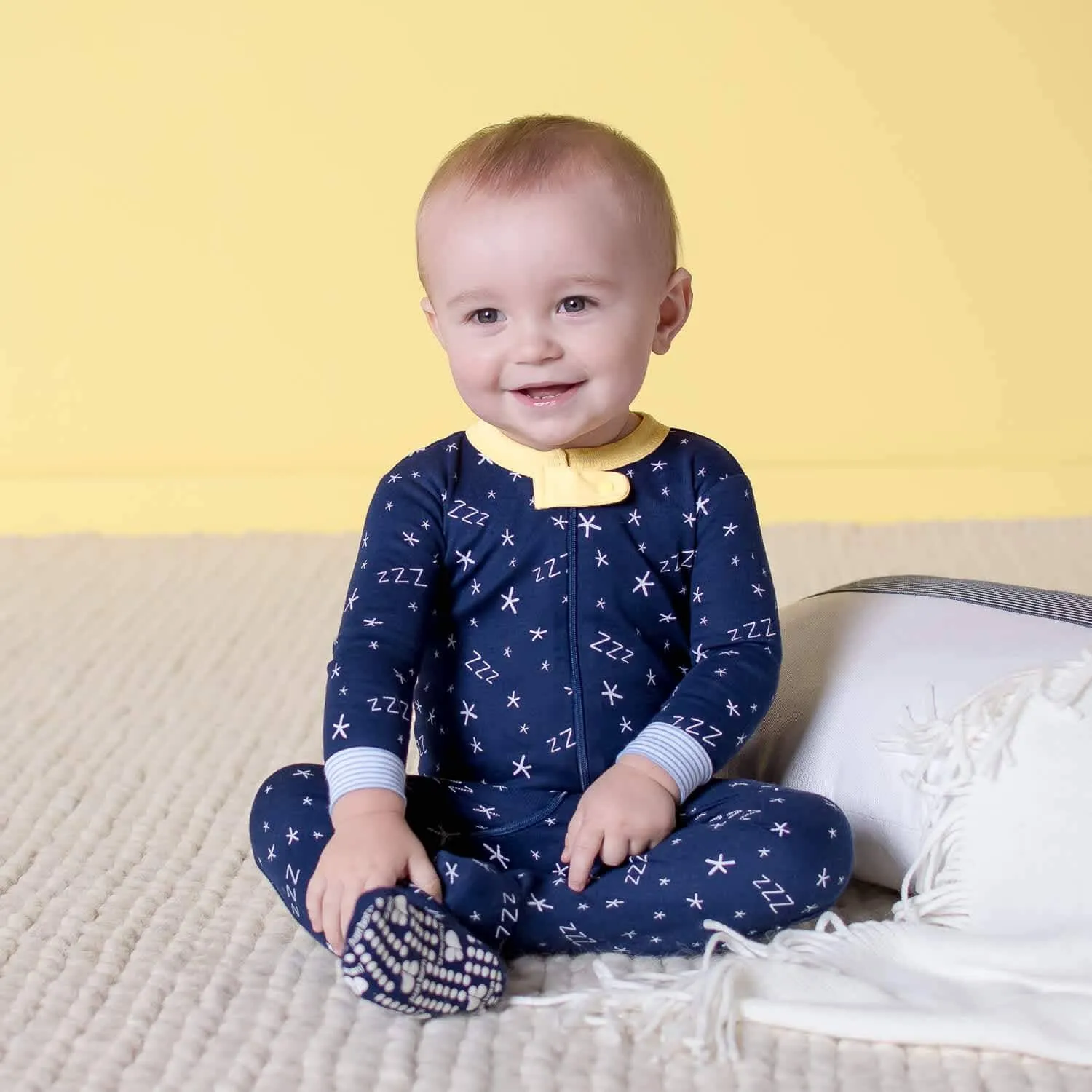 2-Pack Baby Boys' "Zzzzz" & Dino Organic Sleep 'n Play