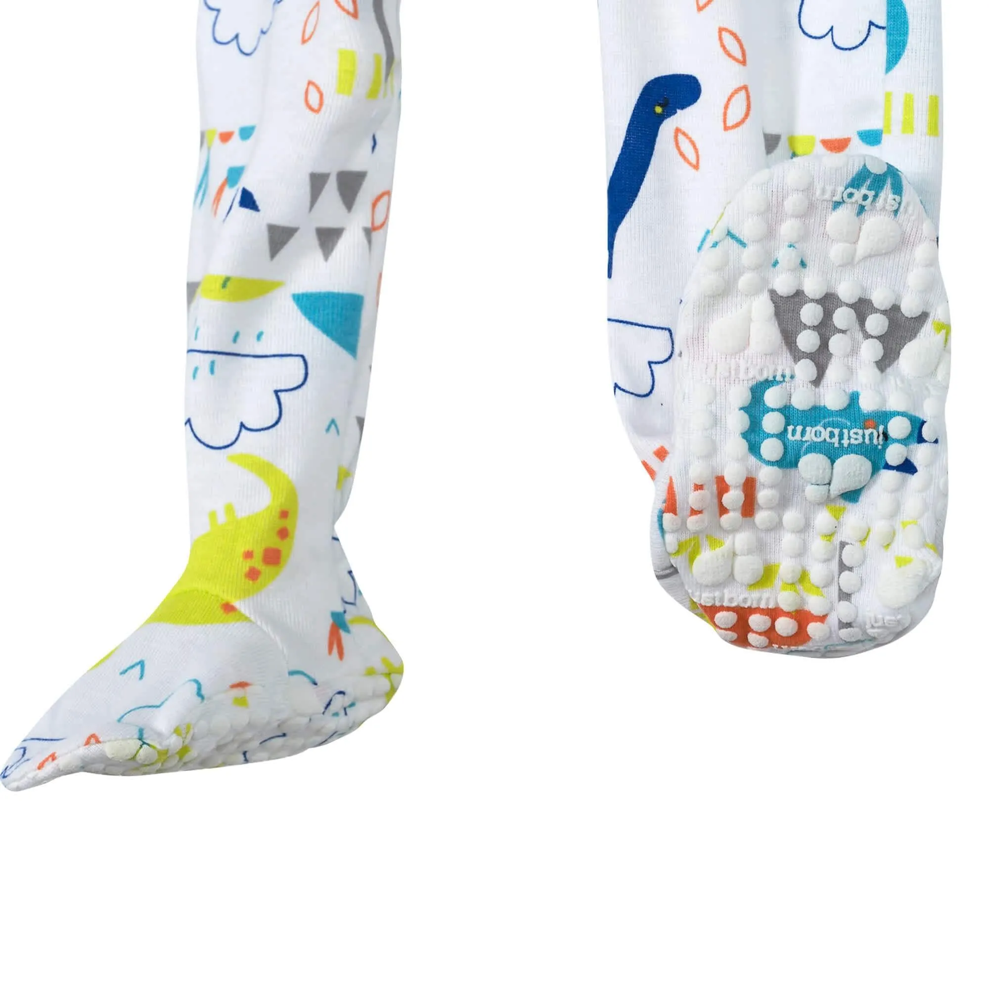 2-Pack Baby Boys' "Zzzzz" & Dino Organic Sleep 'n Play
