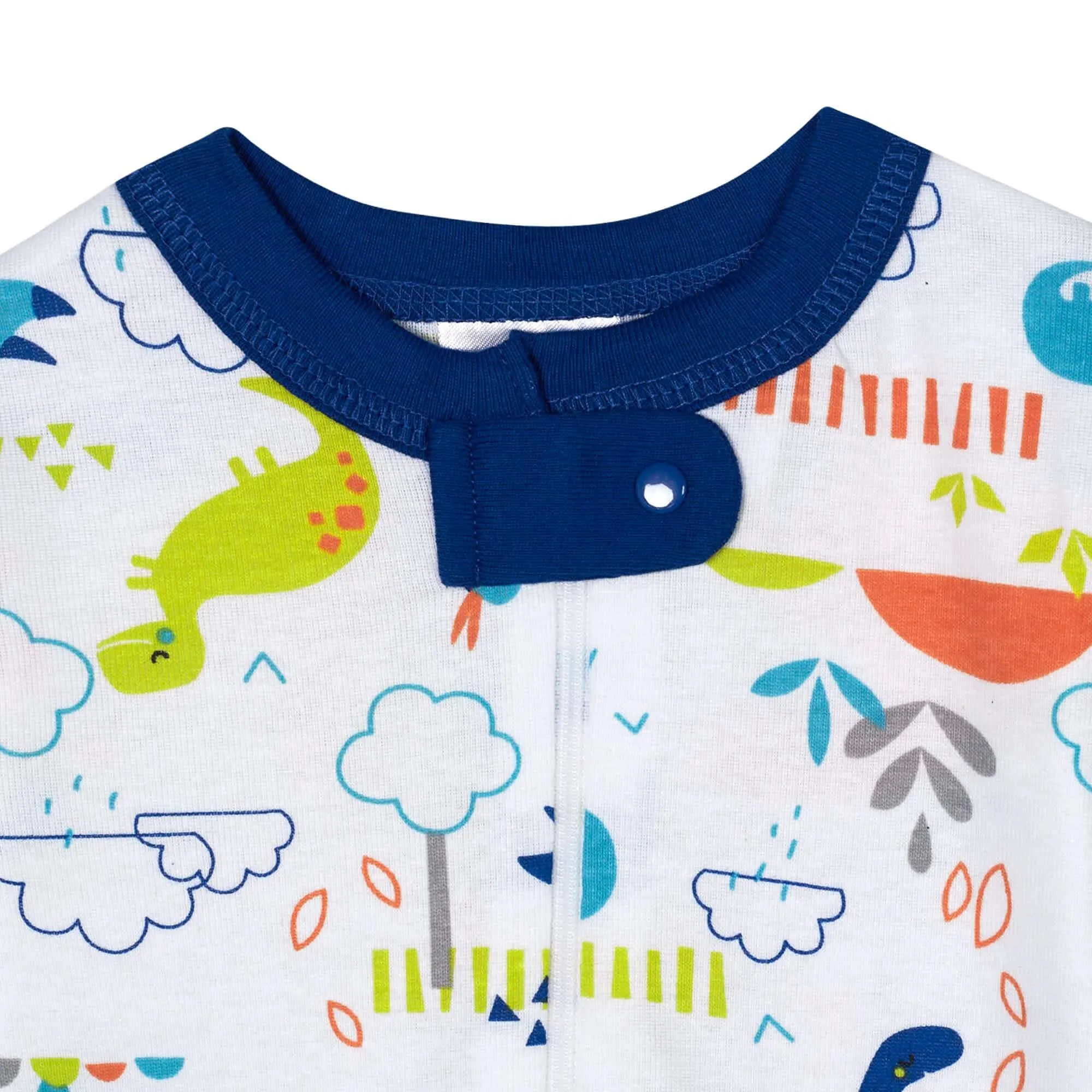 2-Pack Baby Boys' "Zzzzz" & Dino Organic Sleep 'n Play
