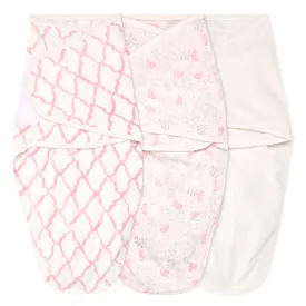 aden   anais Essential Cotton Wrap Swaddles 3 pack Arts and Crafts Pink