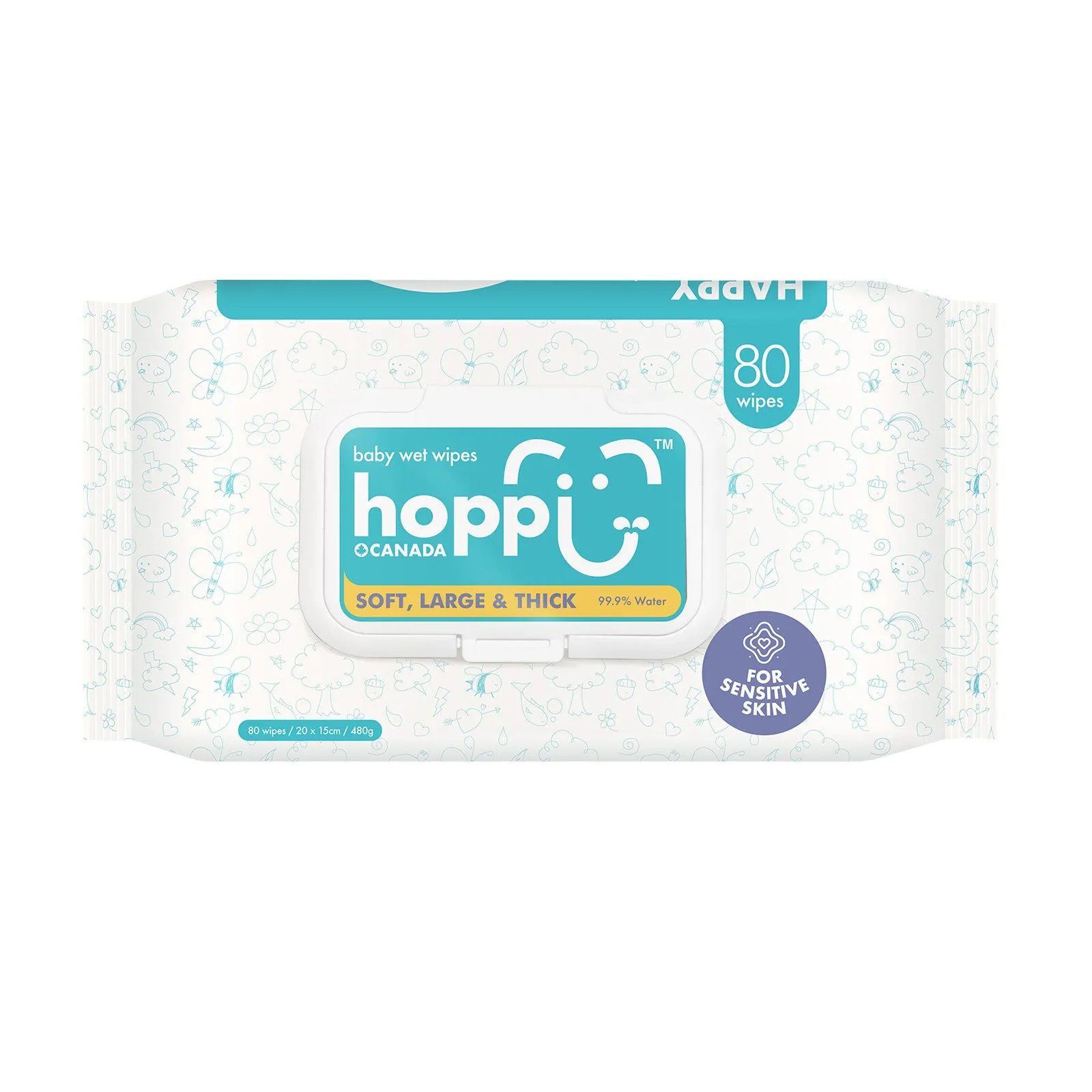 Baby Wet Wipes 80s (Bundle of 3)