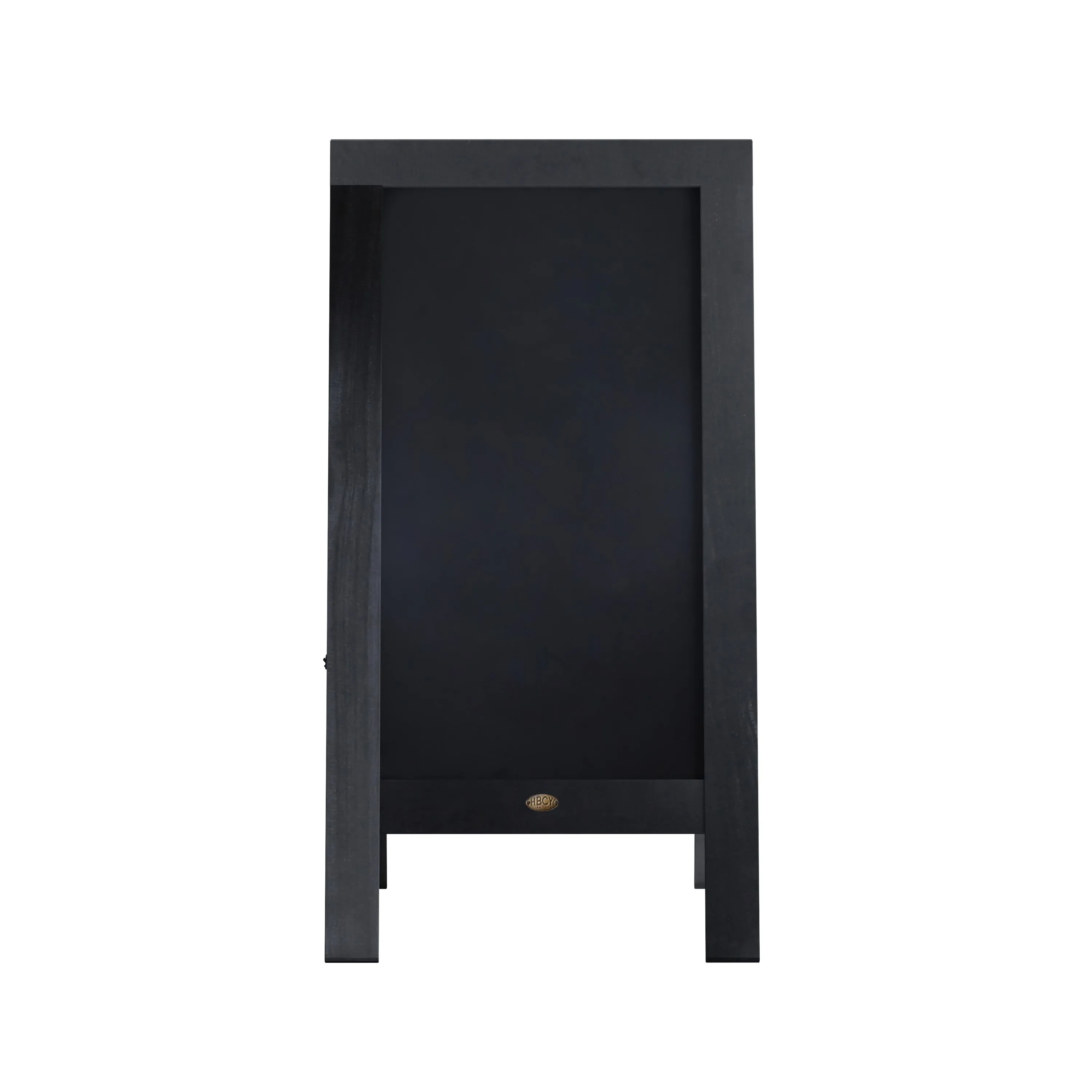 Canterbury Wooden Indoor/Outdoor A-Frame Magnetic Chalkboard Sign Set with 8 Chalk Markers, 10 Stencils, Eraser, and 2 Magnets
