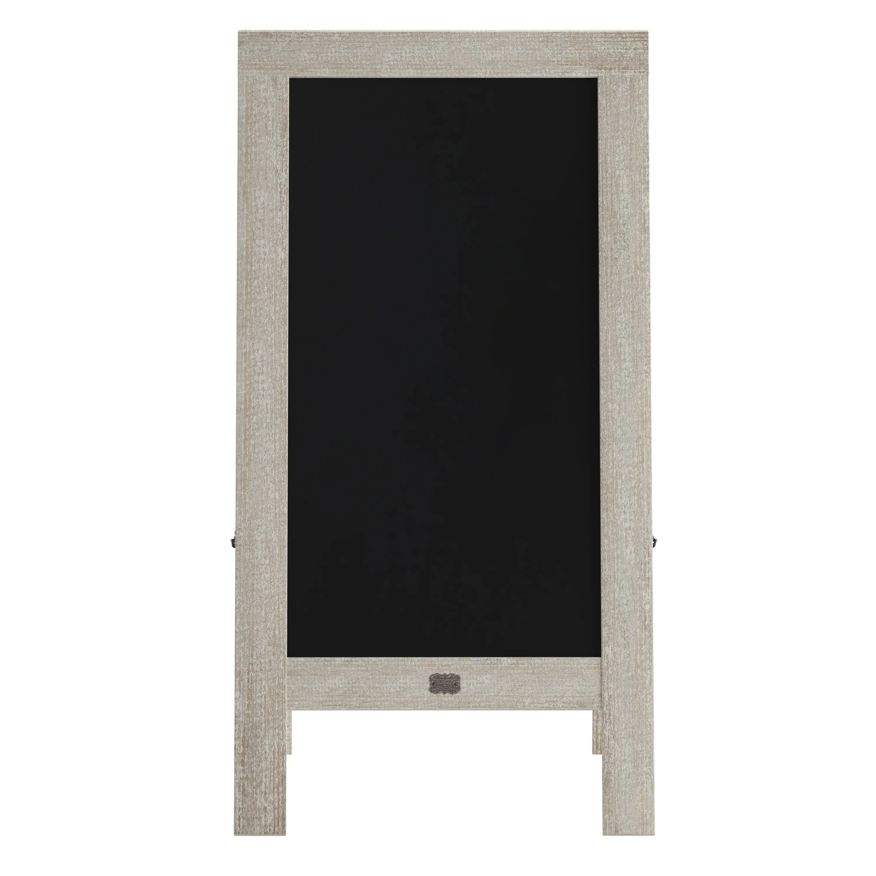 Canterbury Wooden Indoor/Outdoor A-Frame Magnetic Chalkboard Sign Set with 8 Chalk Markers, 10 Stencils, Eraser, and 2 Magnets