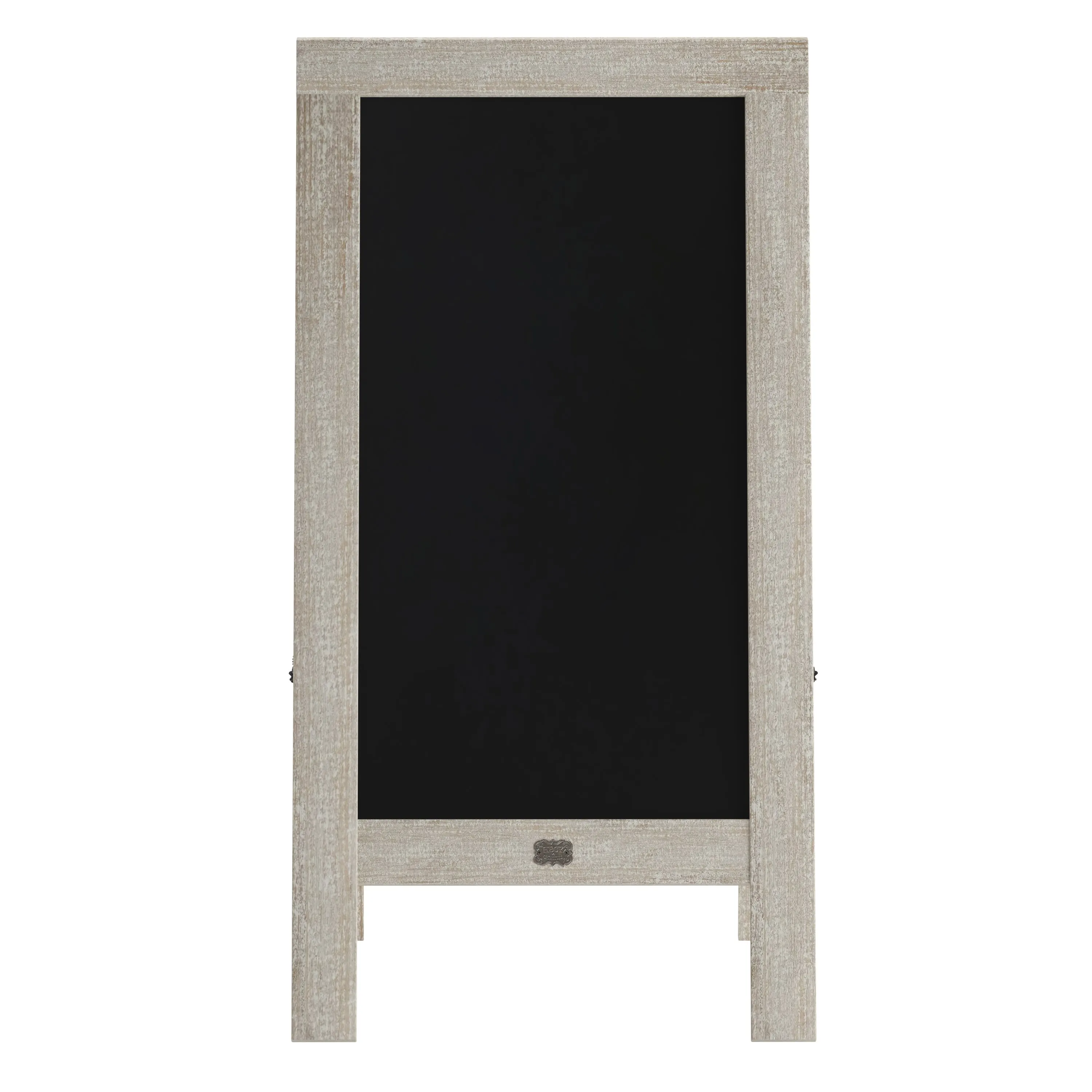 Canterbury Wooden Indoor/Outdoor A-Frame Magnetic Chalkboard Sign Set with 8 Chalk Markers, 10 Stencils, Eraser, and 2 Magnets