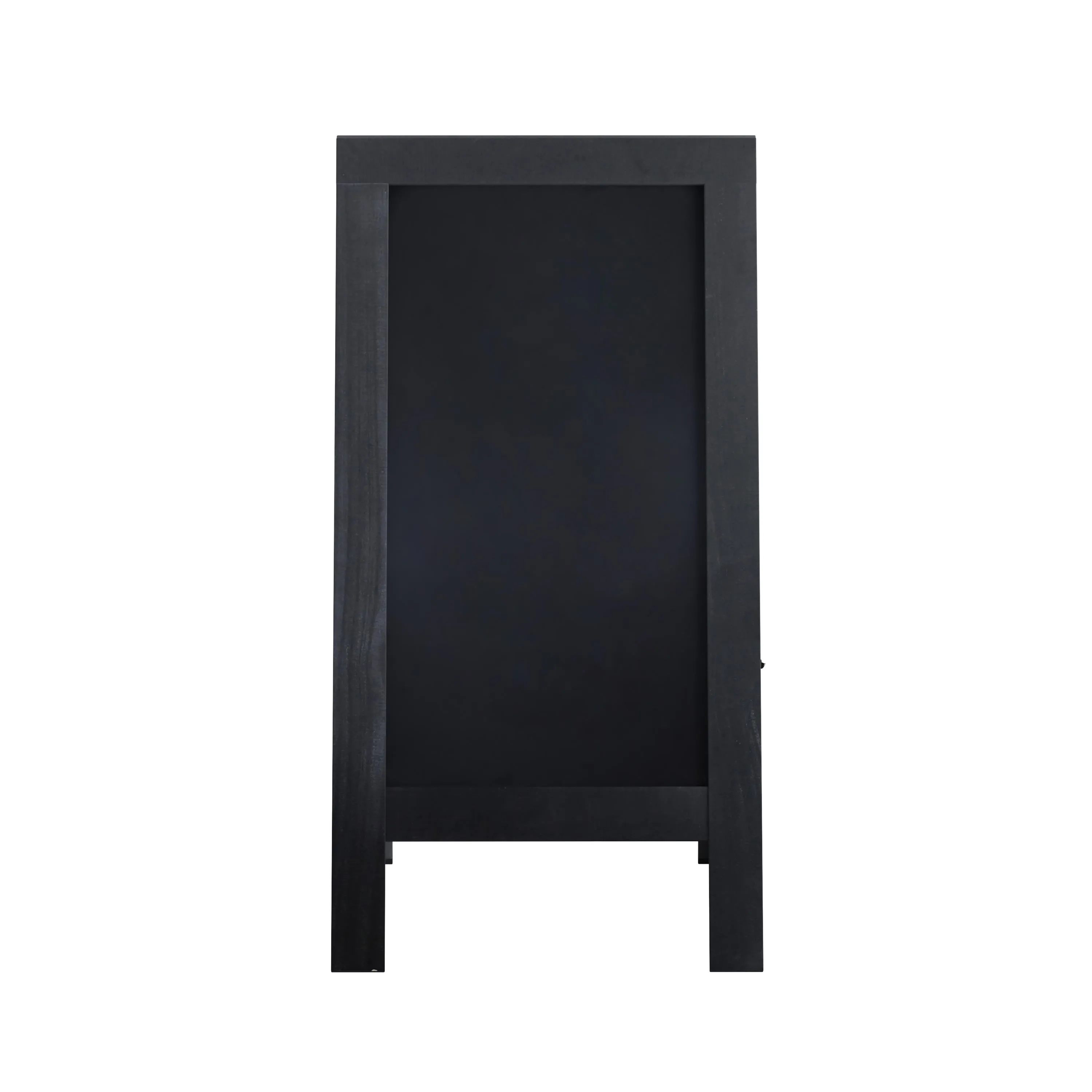 Canterbury Wooden Indoor/Outdoor A-Frame Magnetic Chalkboard Sign Set with 8 Chalk Markers, 10 Stencils, Eraser, and 2 Magnets