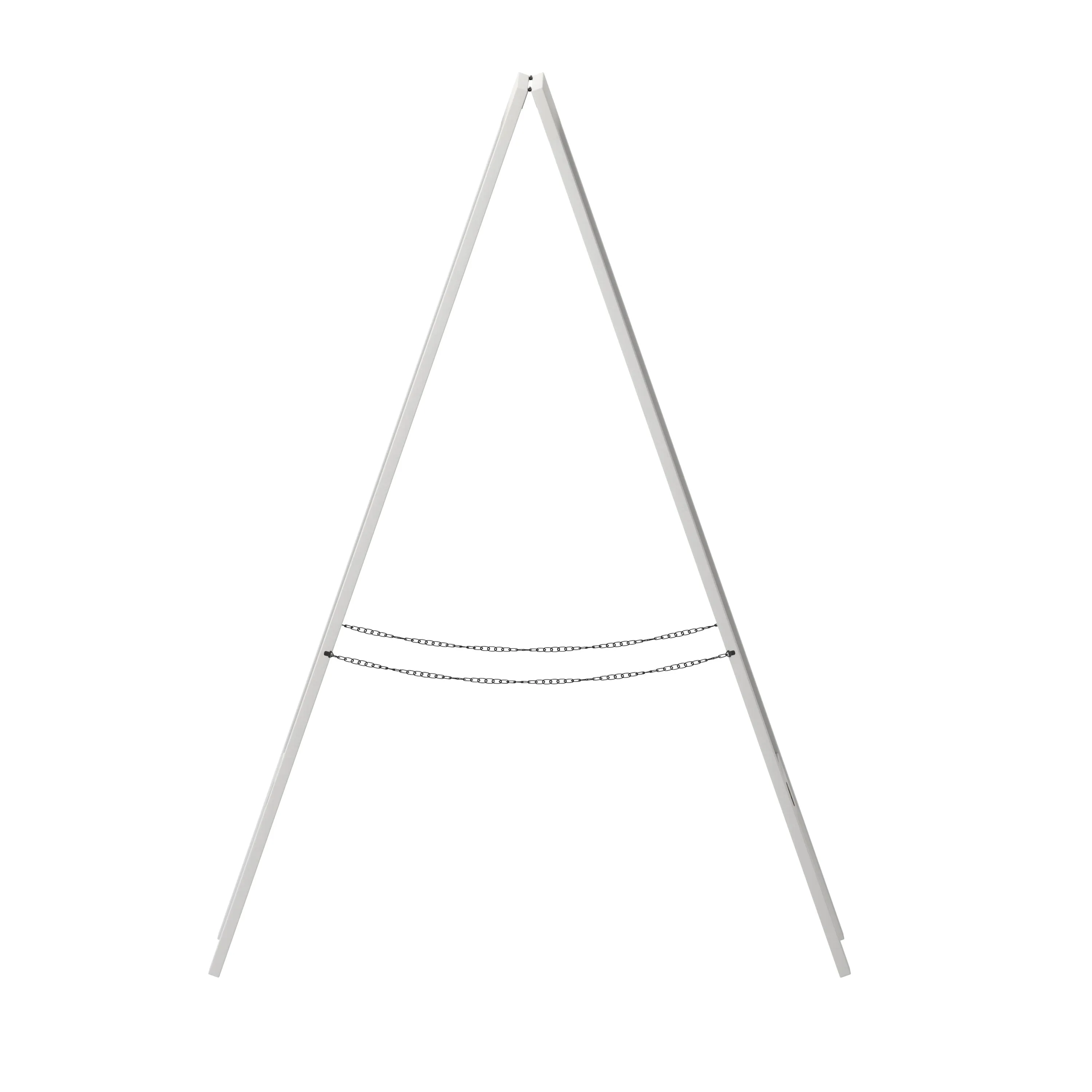 Canterbury Wooden Indoor/Outdoor A-Frame Magnetic Chalkboard Sign Set with 8 Chalk Markers, 10 Stencils, Eraser, and 2 Magnets