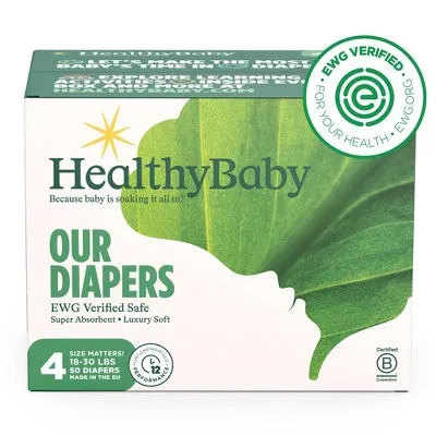 Healthy Baby Disposable Diapers - Size 4 - 50ct