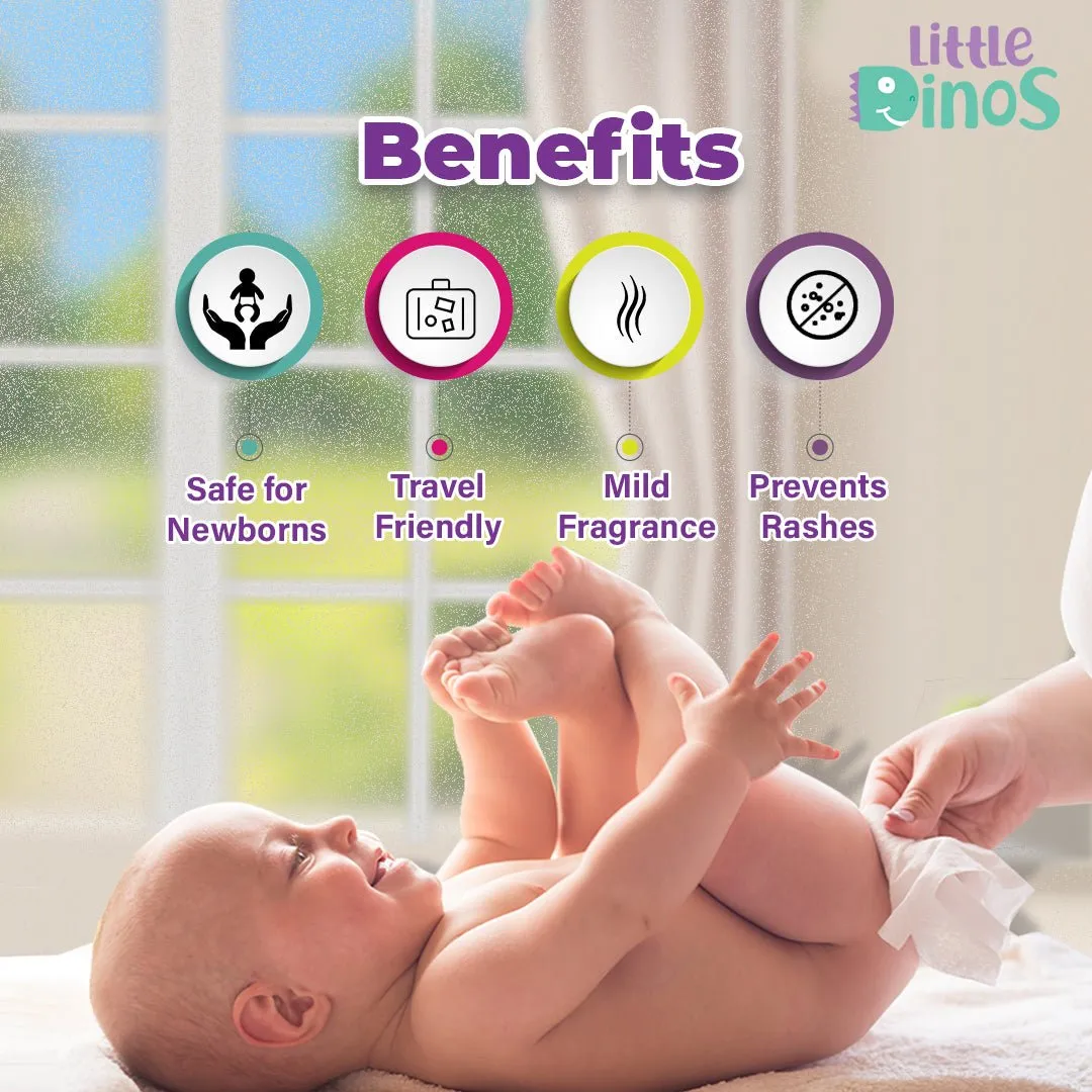 Little Dinos 99% water based baby wipes