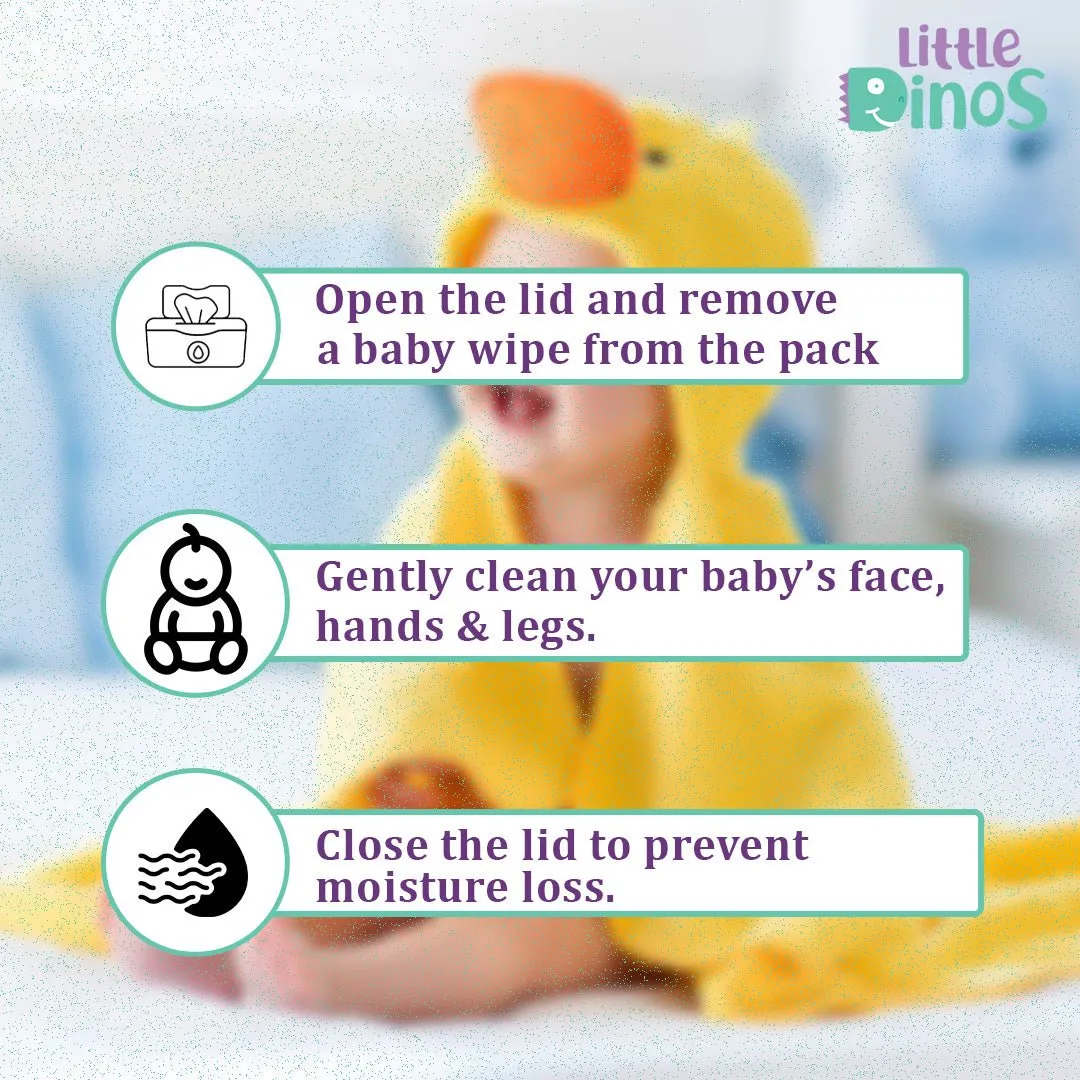 Little Dinos 99% water based baby wipes