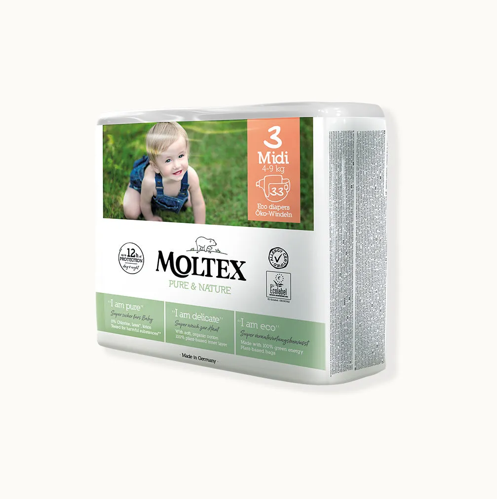 Midi Nappies 4-9kg - 4 Packs
