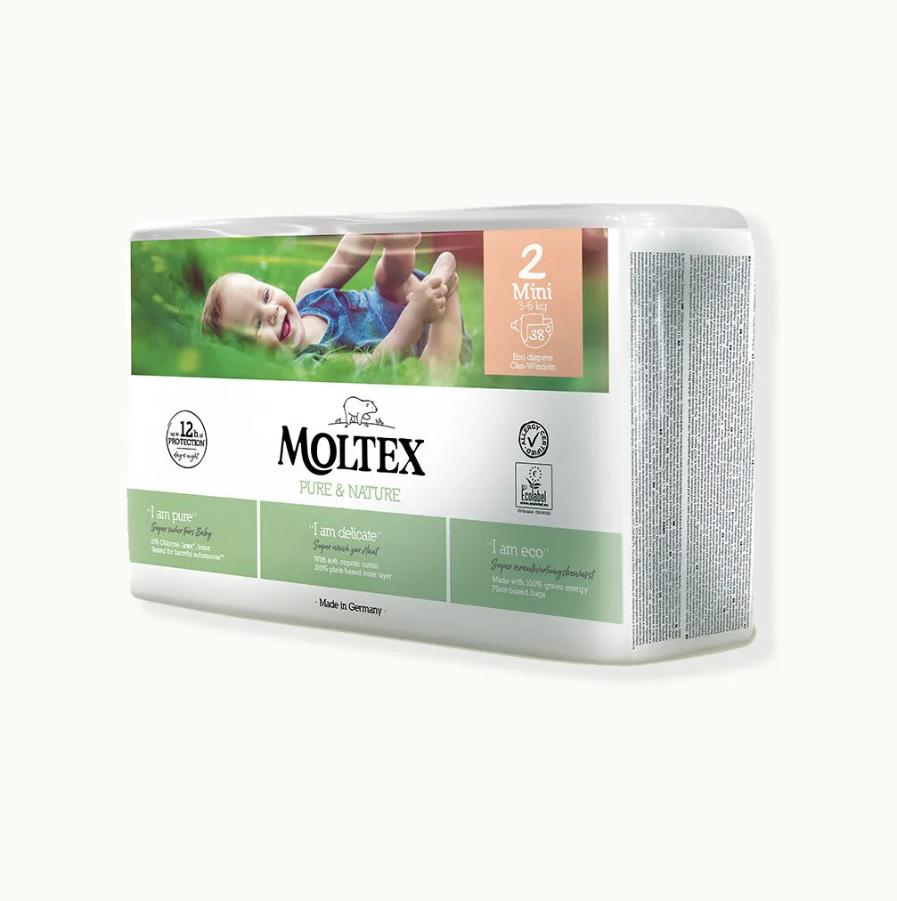 Mini Nappies 3-6kg - 4 Packs