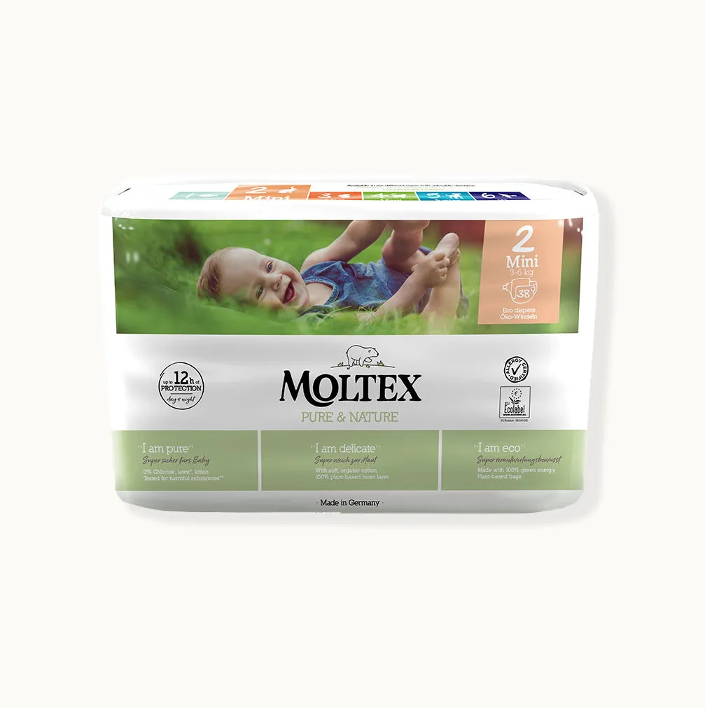 Mini Nappies 3-6kg - 4 Packs