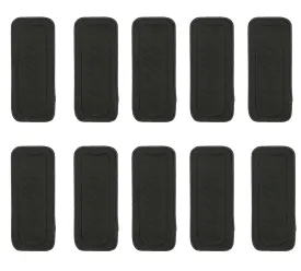 Reusable Charcoal Cloth Diaper Inserts multipack, Absorbent & Breathable Liners, 5-Layer Microfiber Inserts for Cloth Diapers