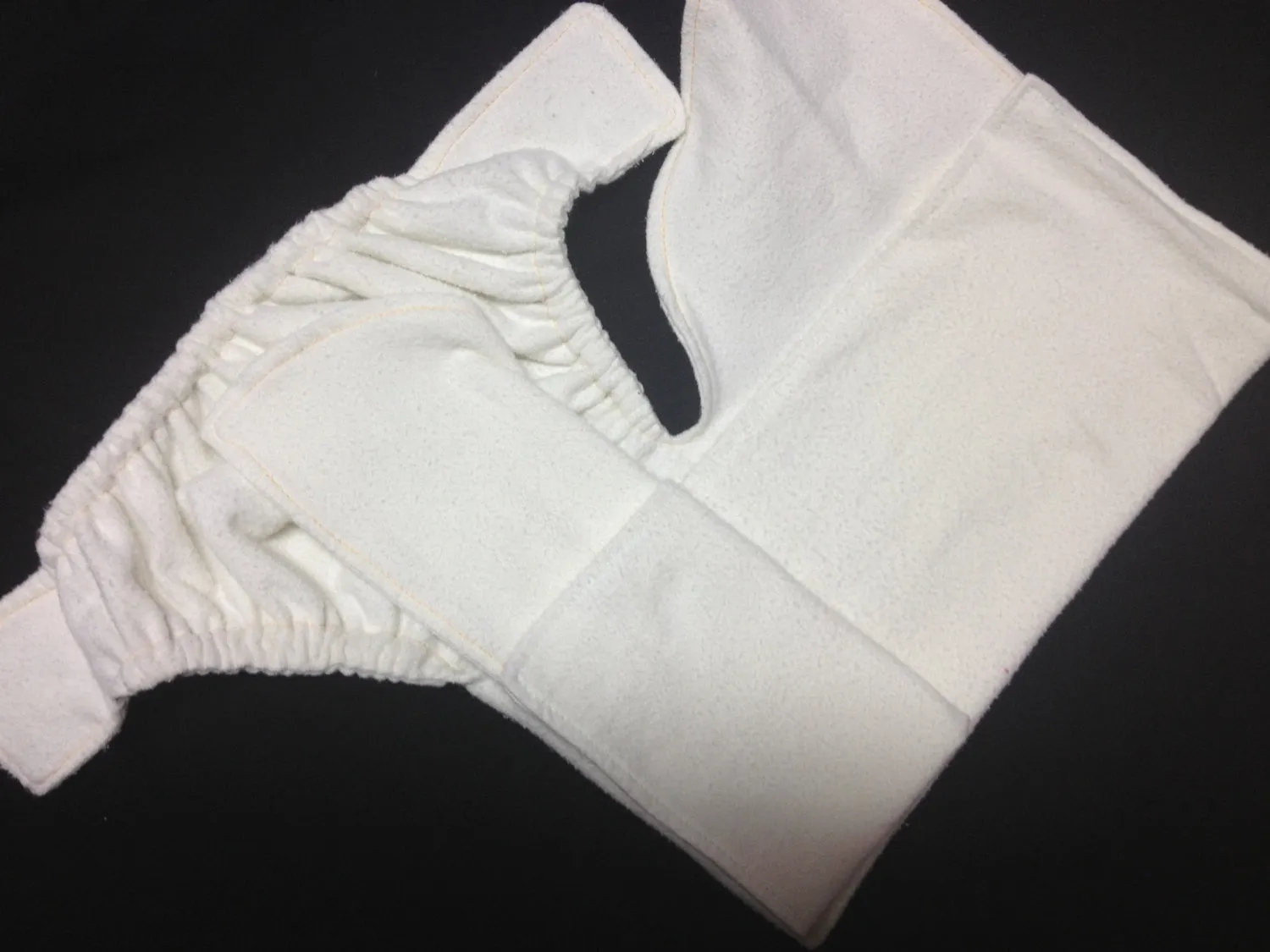 Set of 10 MamaBear - Prefold/Fitted Hybrid One Size Fits All Quick Dry Diaper