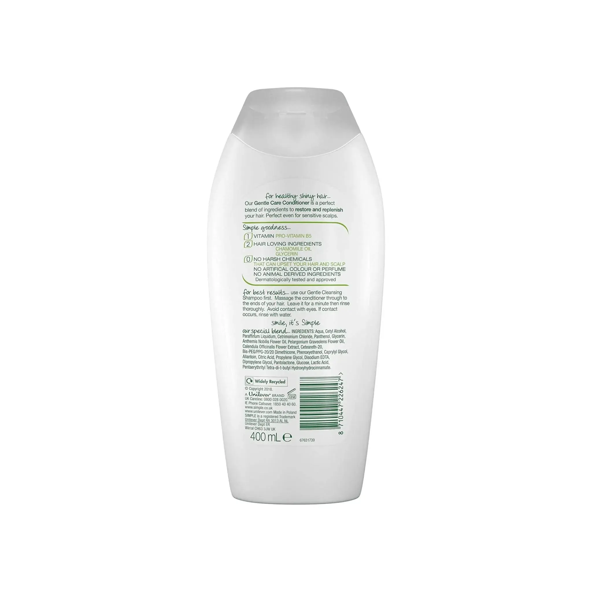 Simple Gentle Care Conditioner 400ml