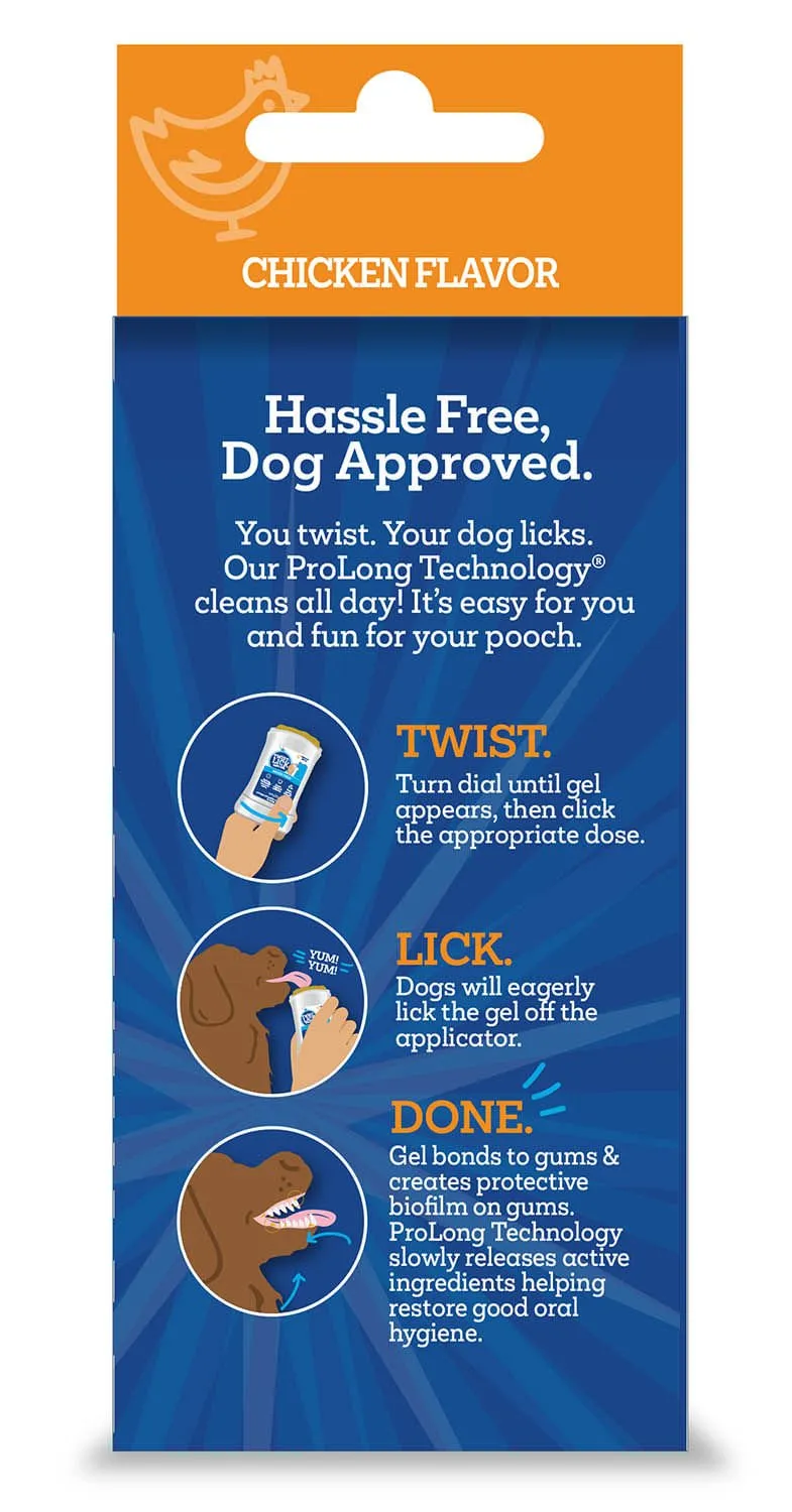 Twist & Lick Oral Gel for Dogs, Chicken