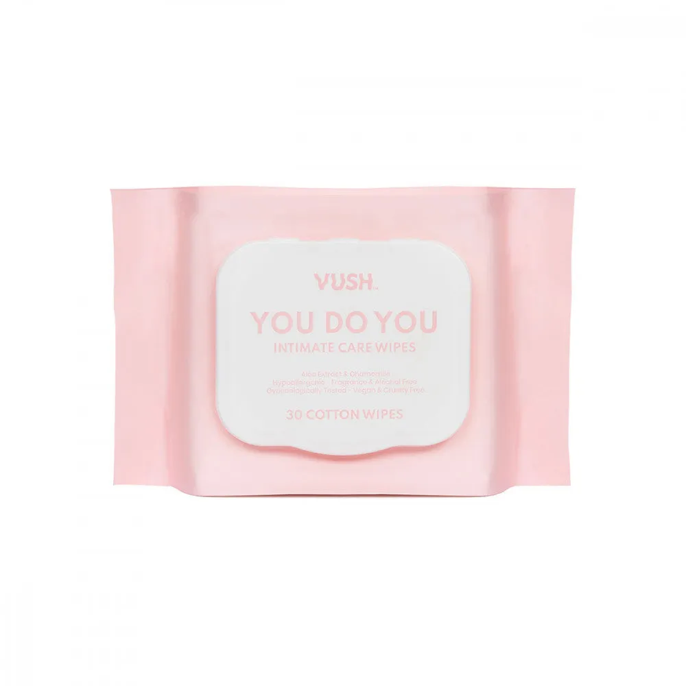 VUSH You Do You Vegan Intimate Wipes - 30pk